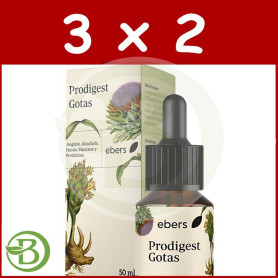 Pack 3x2 Prodigest Gotas 50 Ml Ebers