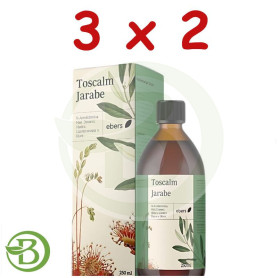 Pack 3x2 Toscalm Jarabe 250 Ml Ebers