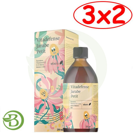 Pack 3x2 Vitadefense Jarabe Petit 250 Ml Ebers