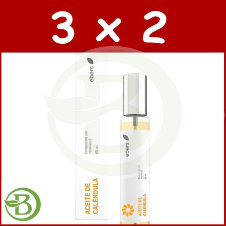 Pack 3x2 Aceite De Caléndula 60Ml Spray Ebers