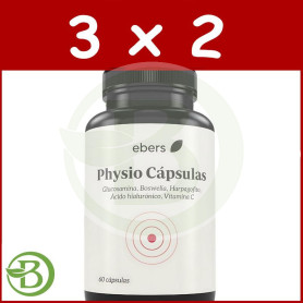 Pack 3x2 Physio 60 Cápsulas Ebers