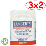 Pack 3x2 Complejo de Vitaminas B-50 60 Tabletas Lamberts