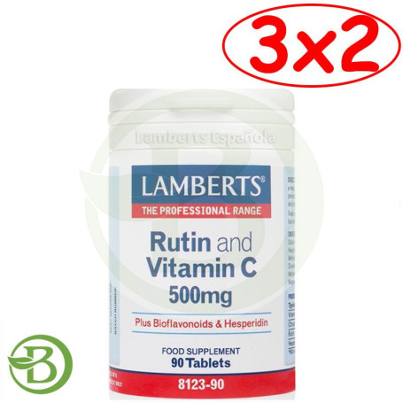 Pack 3x2 Rutina y Vitamina C Lamberts