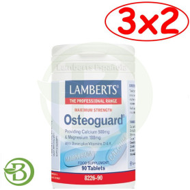 Pack 3x2 OsteoGuard 90 Tabletas Lamberts