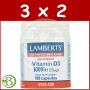 Pack 3x2 VITAMINA D 1000 IU 120TAB LAMBERTS