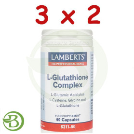 Pack 3x2 L-Glutationa Complex Lamberts