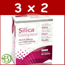 Pack 3x2 Silica Complete 60 Cápsulas Lamberts