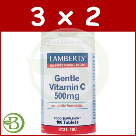 Pack 3x2 Gentle Vitamina C Lamberts