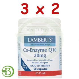 Pack 3x2 Coenzima Q10 30Mg. Lamberts