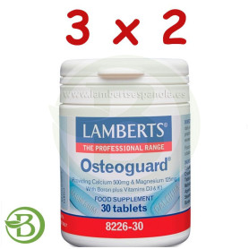 Pack 3x2 Osteoguard 30 Tabletas Lamberts