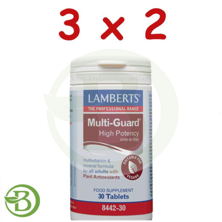 Pack 3x2 Multi-Guard 30 Tabletas Lamberts