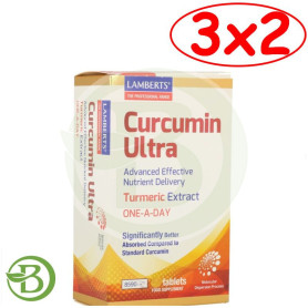 Pack 3x2 Curcumín Ultra 30 Tabletas Lamberts