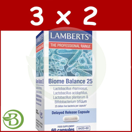 Pack 3x2 Biome Balance 60 Capsulas Lamberts