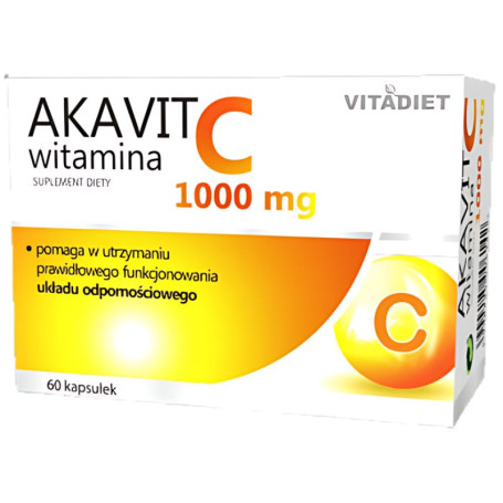 Akavit Vitamine C 1000Mg 60 Gélules Vitadiet