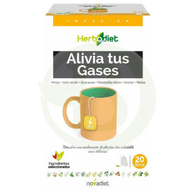 Herbodiet Alivia Tus Gases 20 Filtros Nova Diet