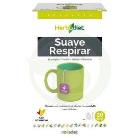 Herbodiet Suave Respirar 20 Filtros Nova Diet