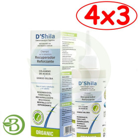 Pack 4x3 Champú Recuperador Reformante 125Ml. Shila