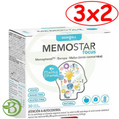 Pack 3x2 Memostar Focus 30 Enveloppes Intersa