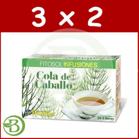 Pack 3x2 Cola de Caballo 20 Filtros Ynsadiet