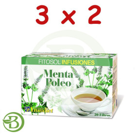 Pack 3x2 Poleo Menta 20 Filtros Ynsadiet