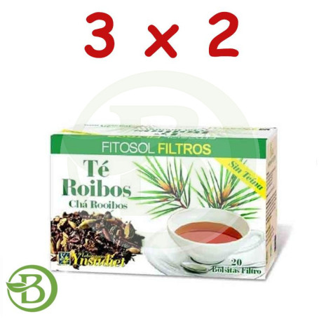 Pack 3x2 Té Rooibos 20 Filtros Ynsadiet