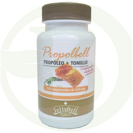 Propolbell Propóleo + Tomillo 120 Comprimidos 560Mg. Jellybell