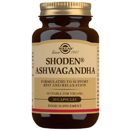 Shoden Ashwagandha 30 Gélules Solgar