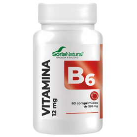 Vitamine B6 à libération prolongée 60 comprimés Soria Natural