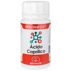 Holomega Acide Caprylique 50 Gélules Equisalud