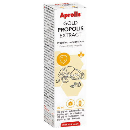 Aprolis Gold Extrait de Propolis Concentré 30Ml Intersa