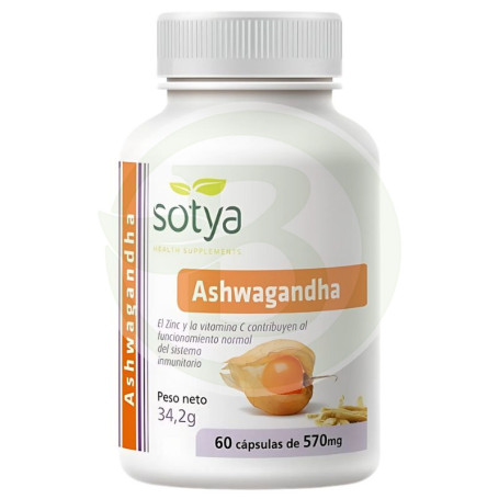 Ashwagandha 570Mg 60 Gélules Végétales Sotya