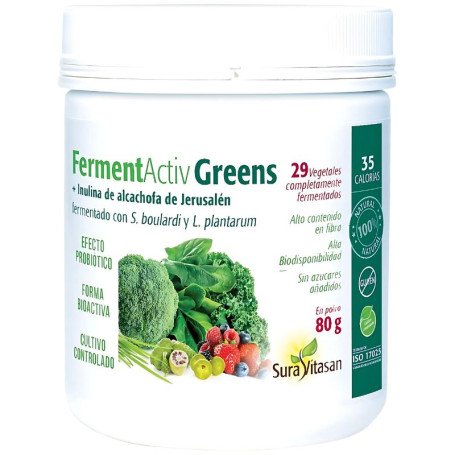 Ferment Activ Greens 80Gr Sura Vitasan