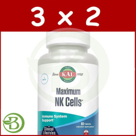 Pack 3x2 Maximum Nk Cell 60 Cápsulas Kal