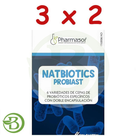 Pack 3x2 Probiast 10 Cápsulas Soria Natural