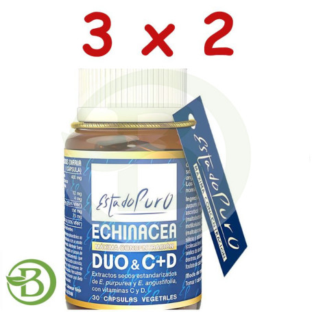 Pack 3x2 Echinacea Duo 30 Capsulas Estado Puro