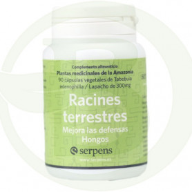 Racines Terrestres Tabebuia Adenophilla 90 Cápsulas 300Mg. Serpens