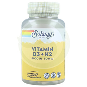 Big D3 et K2 120 Capsules Solaray