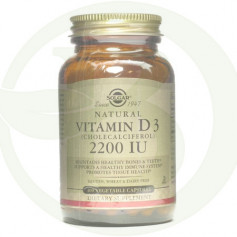 Vitamine D3 2200 UI 100 Gélules Solgar