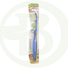 Brosse à dents écologique moyenne en nylon Yaweco