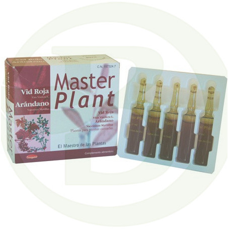 Master Plant Vid Roja y Arándanos 10 Ampollas Pharma OTC