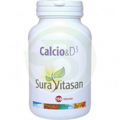 Calcium et D3 150 Gélules Sura Vitasan