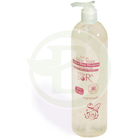 Gel d'Aloe Vera et Rose Musquée 500Ml. Derbos