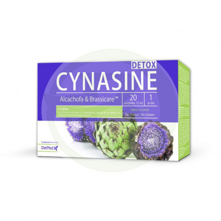 Cynasine Detox Alcachofa BrassicareTM 20 Ampollas 15Ml. Dietmed