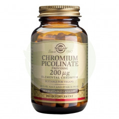 Picolinate de chrome 200Mcg. 90 gélules Solgar