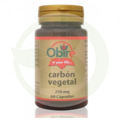 Carbón Vegetal 250Mg. 60 Cápsulas Obire