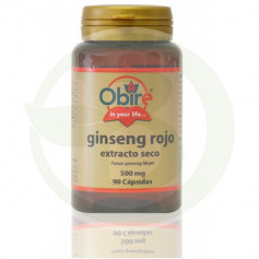 Extrait sec de ginseng rouge 500 mg. 90 gélules Obire