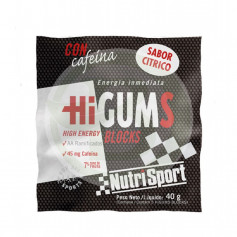 Higums bloque les agrumes avec de la caféine 40Gr. Nutri Sport