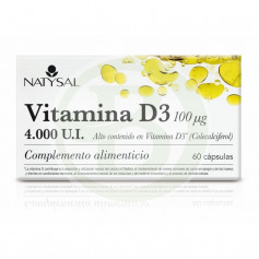 Vitamine D3 60 Gélules Natysal