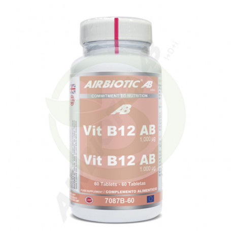 Vitamina B12 AB 1000Mg. 60 Tabletas Airbiotic