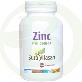 ZINC PVH QUELADO 25Mg. 100 CAPSULAS SURA VITASAN